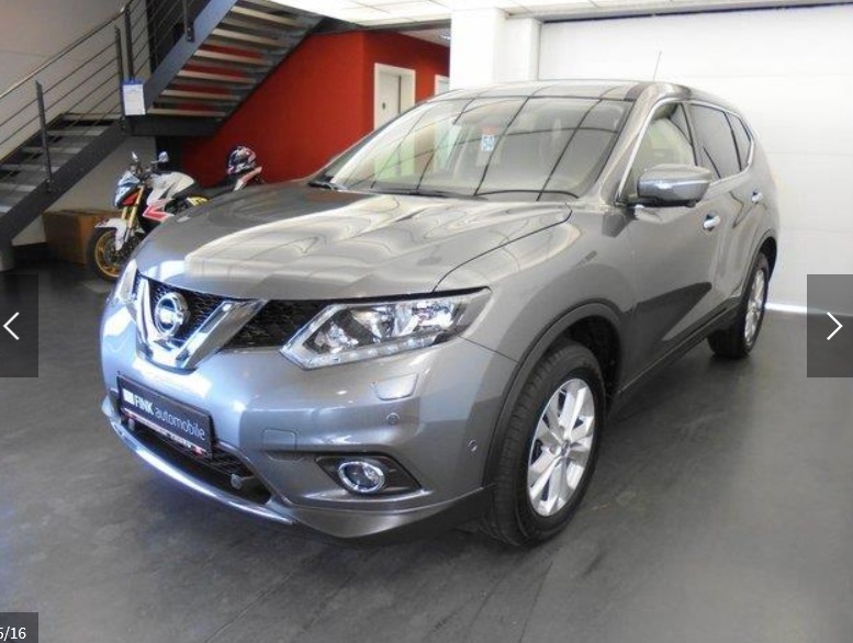 Left hand drive NISSAN X TRAIL 1,6 dCi Acenta X-Tronic